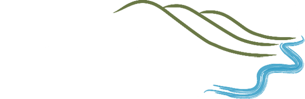 GeoFluv logo with stylized green and blue curving lines above the text.